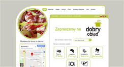 Desktop Screenshot of dobry-obiad.pl