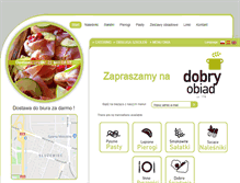 Tablet Screenshot of dobry-obiad.pl